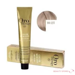   Fanola Oro Therapy Ammóniamentes Hajfesték 100ml Platina szőke lila-hamvas 10.21