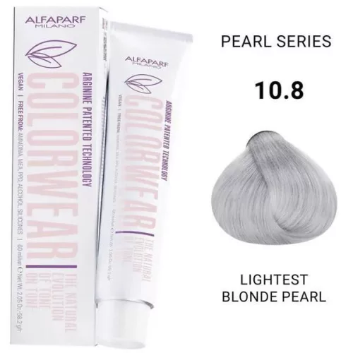 Alfaparf Colorwear hajszínező 60ml 10.8 legvilágossabb szőke gyöngy