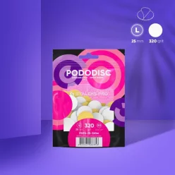   Staleks Pododisc  öntapadó pedikűr csiszolókorong 50db-os  L 320 szemcseméret PDFS-25-320w