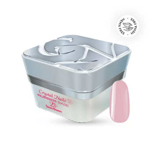  Crystal Nails 2STEP SmartGummy Rubber Base Gel - NR01 Baby Pink 30ml (tégelyben) 118838