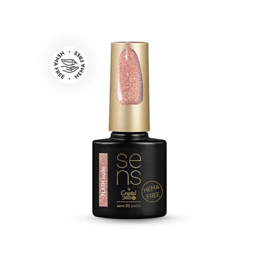 Crystal Nails SENS 3G HEMA Free polish - Flash nude 4ml 118323