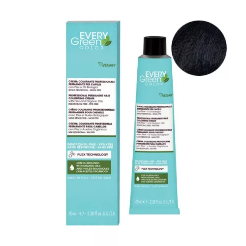 Everygreen Color hajfesték 100ml 1.11 kékes fekete
