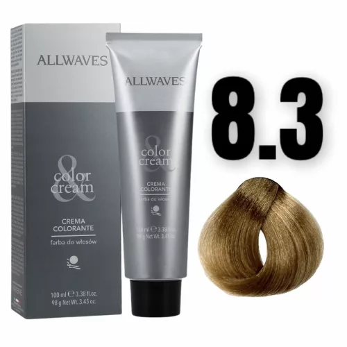 Allwaves Color&Creme hajfesték 100ml 8.3