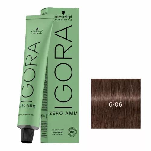 Igora Zero Amm ammóniamentes hajfesték 60 ml 6-06