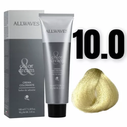 Allwaves Color&Creme hajfesték 100ml 10.0