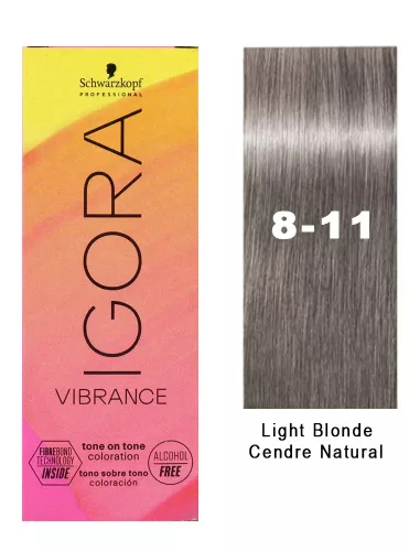 Igora Vibrance tartós hajszínező 60ml 8-11 