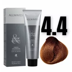 Allwaves Color&Creme hajfesték 100ml 4.4