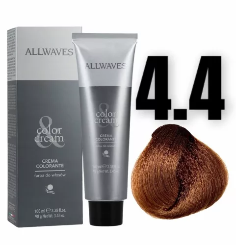 Allwaves Color&Creme hajfesték 100ml 4.4