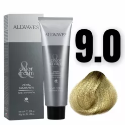 Allwaves Color&Creme hajfesték 100ml 9.0