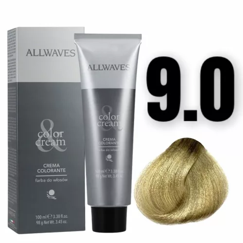 Allwaves Color&Creme hajfesték 100ml 9.0
