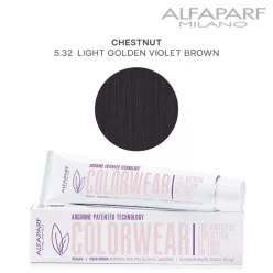   Alfaparf Colorwear hajszínező 60ml 5.32 világos arany viola barna