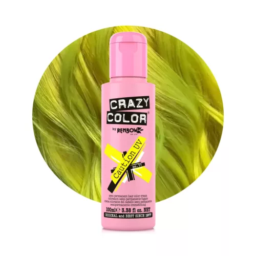 Crazy Color  hajszínező 100 ml 77 Caution UV