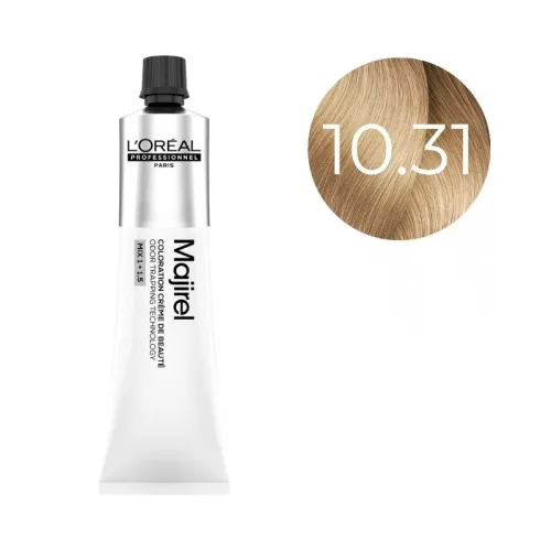 Loreal Majirel hajfesték 60ml 10.31nagyon világos szőke arany hamu