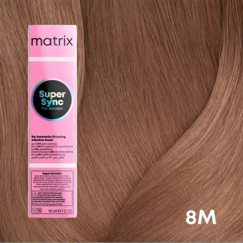 Matrix Super Sync ammóniamentes féltartós hajszínező 90ml 8M