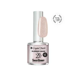   Crystal Nails 2S SmartGummy HEMA Free Rubber base gel - Nr49 Shimmer Ecru 8ml 119163