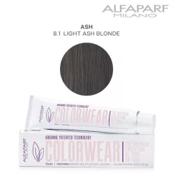   Alfaparf Colorwear hajszínező 60ml 8.1 világos hamvas szőke