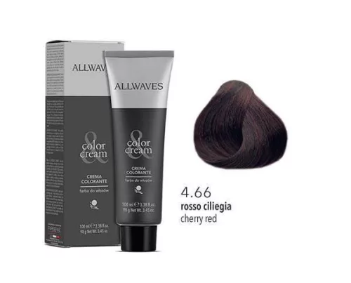 Allwaves Color&Creme hajfesték 100ml 4.66