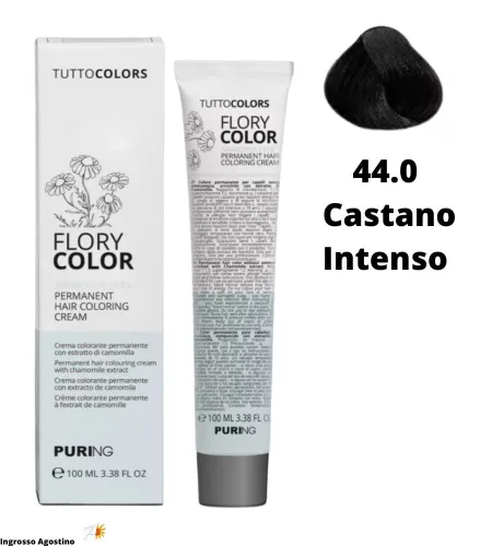 Puring Flory Color ammóniamentes hajfesték 100ml 44.0 gesztenye barna intenzív természetes