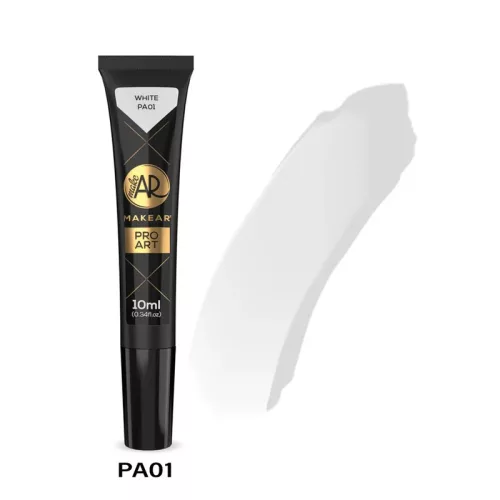 MAKEAR ProArt Gel festőzselé PA01 - 10 ml - White