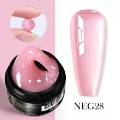   Born Pretty Pro fixálásmentes gyurmazselé 15 ml - NEG28 - Áttetsző