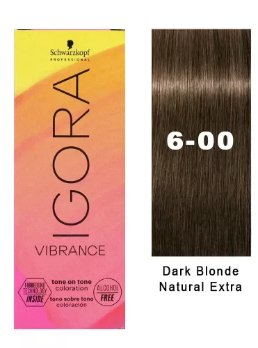 Igora Vibrance tartós hajszínező 60ml 6-00