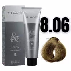 Allwaves Color&Creme hajfesték 100ml 8.06