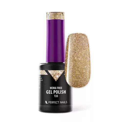Perfect Nails HEMA FREE Gél Lakk - 133 Glam Gold