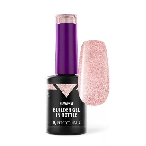 Perfect Nails HEMA FREE Builder Gel in Bottle - Színezett üveges építőzselé 8ml - Sparkling Rose PNZ277