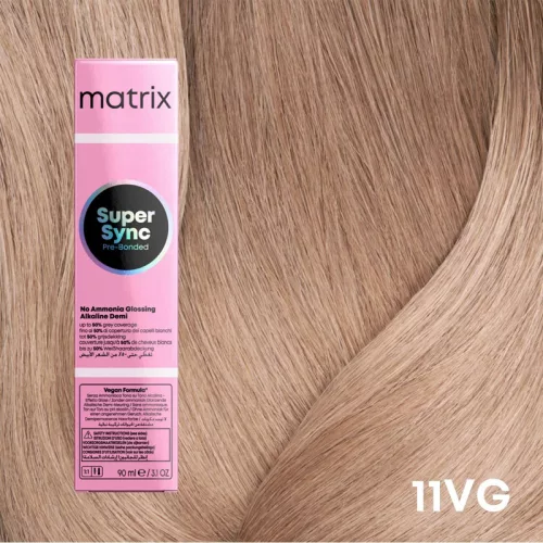 Matrix Super Sync ammóniamentes féltartós hajszínező 90ml  11VG