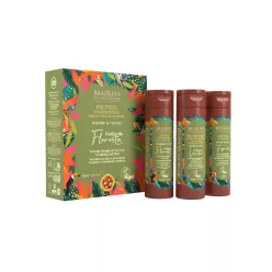   Brazilian Secrets Hair Forca da Floresta - Vegán Proteines Hajegyenesítő Csomag 3x120ml  BS100