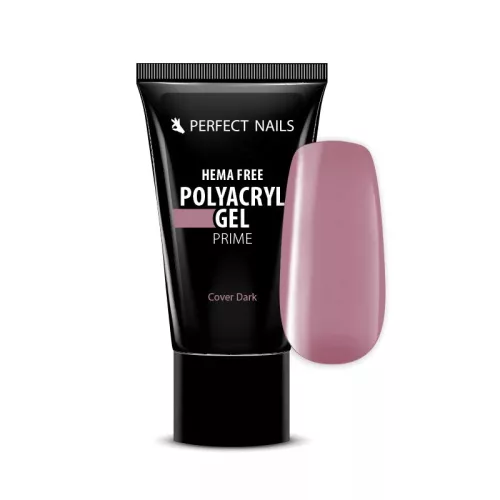 Perfect Nails PolyAcryl Gel Prime - Hema Free Tubusos Polygel - Cover Dark 30g PNZ4121