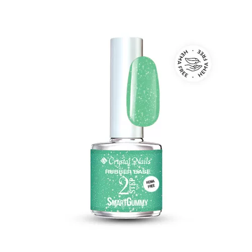 Crystal Nails 2S HEMA Free SmartGummy Rubber base gel - Nr30 Shimmer Jade 8ml 119027