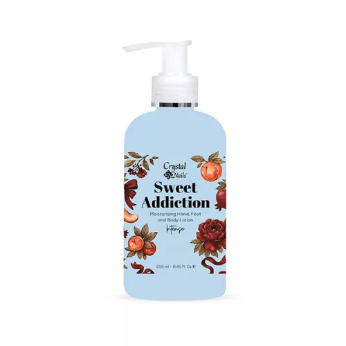 Crystal Nails Moisturising Hand, Foot and Body Lotion - Sweet Addiction - Intense 250ml 119574