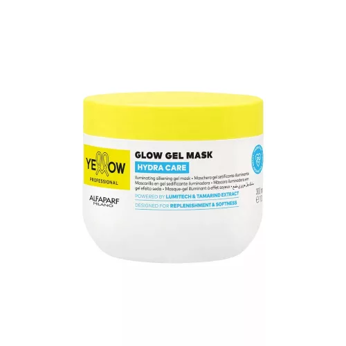 Yellow Hydra Care Glow Hidratáló és fényfokozó zselés hajmaszk 300 ml