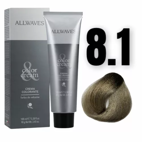 Allwaves Color&Creme hajfesték 100ml 8.1