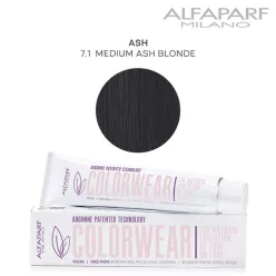  Alfaparf Colorwear hajszínező 60ml 7.1 közép hamvas szőke