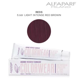   Alfaparf Colorwear hajszínező 60ml 5.66I világos intenzív vörös barna