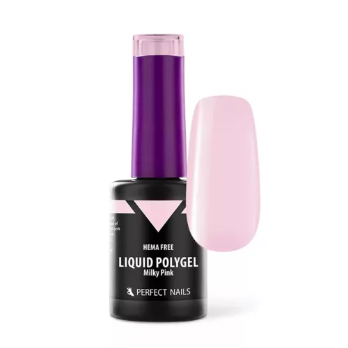 Perfect Nails Liquid Polygel - Milky Pink - 8ml PNZL019