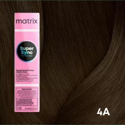   Matrix Super Sync ammóniamentes féltartós hajszínező 90ml  4A