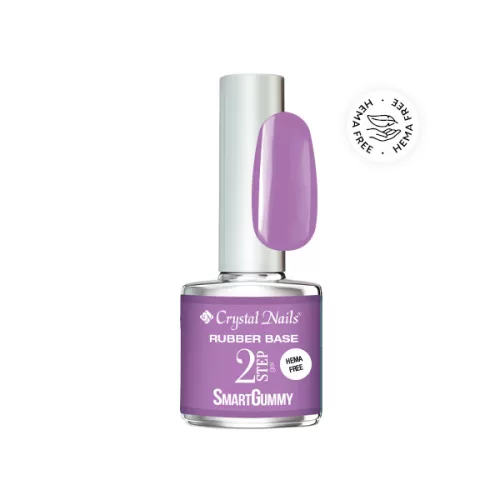 Crystal Nails 2S SmartGummy HEMA Free Rubber base gel - Nr28 Amethyst 8ml 119154