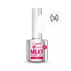  Crystal Nails HEMA Free Milky Top Gel - White 8ml 118136