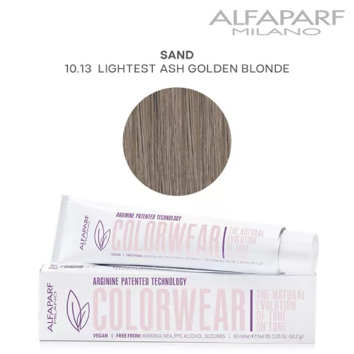 Alfaparf Colorwear hajszínező 60ml 10.13 legvilágosabb hamvas arany szőke