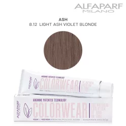   Alfaparf Colorwear hajszínező 60ml 8.12 világos hamvas viola szőke