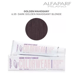   Alfaparf Colorwear hajszínező 60ml 6.35 sötét arany mahagóni szőke