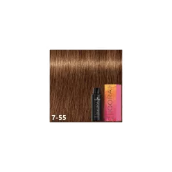 Igora Vibrance tartós hajszínező 60ml 7-55