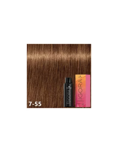 Igora Vibrance tartós hajszínező 60ml 7-55