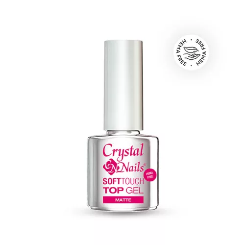 Crystal Nails Soft Touch Matte Top Gel - 4ml 119548