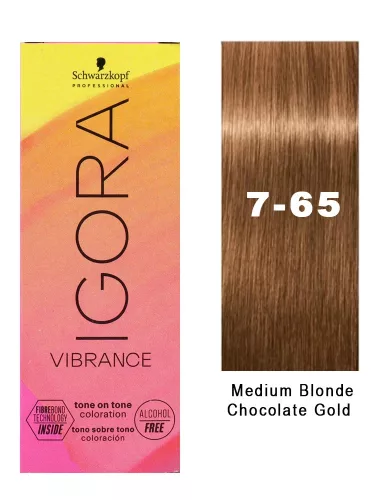 Igora Vibrance tartós hajszínező 60ml 7-65