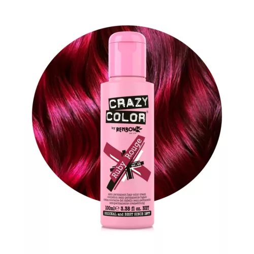 Crazy Color  hajszínező 100 ml 66 Buby Rouge