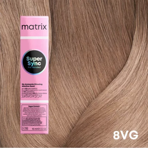 Matrix Super Sync ammóniamentes féltartós hajszínező 90ml 8VG